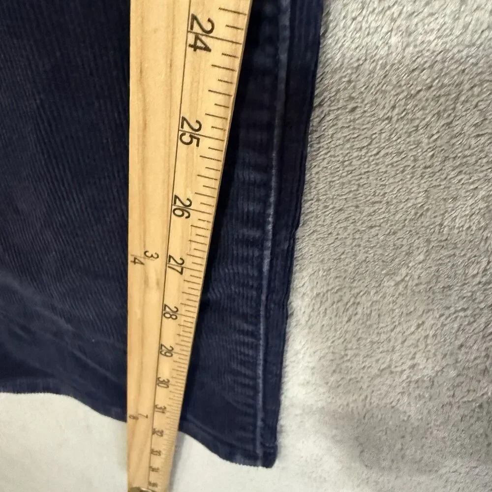 Polo Ralph Lauren Varick Pants 34x34 (Inseam 31.5) Blue Corduroy Straight Slim